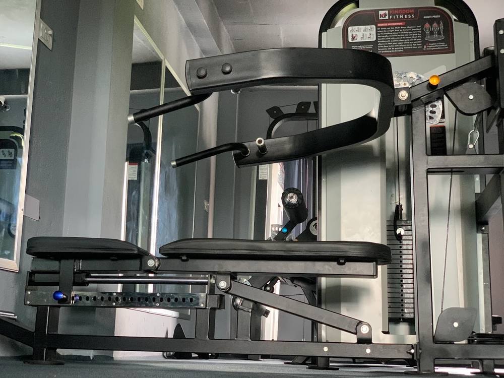 Multi press machine and adjustable bench