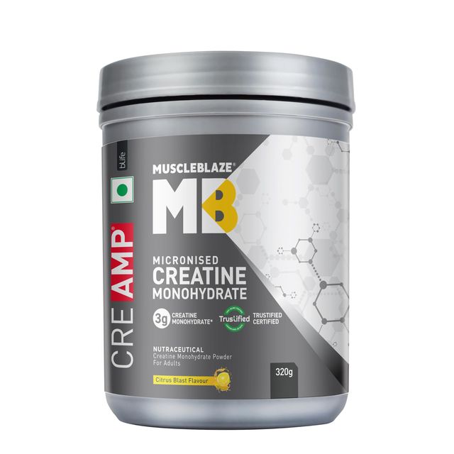 MuscleBlaze Creatine Monohydrate 320 g (Citrus Blast)
