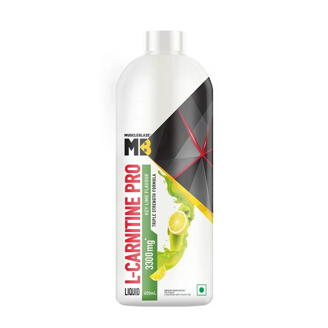 MuscleBlaze L-Carnitine Pro Liquid 450 mL (Key Lime)