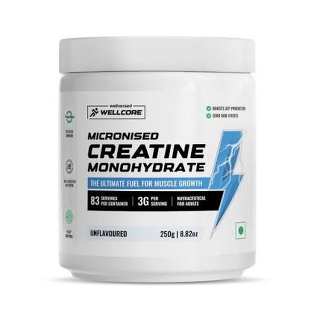 Wellcore Micronised Creatine Monohydrate 250 g (Unflavoured)