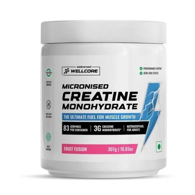 Wellcore Micronised Creatine Monohydrate 307 g (Fruit Fusion)